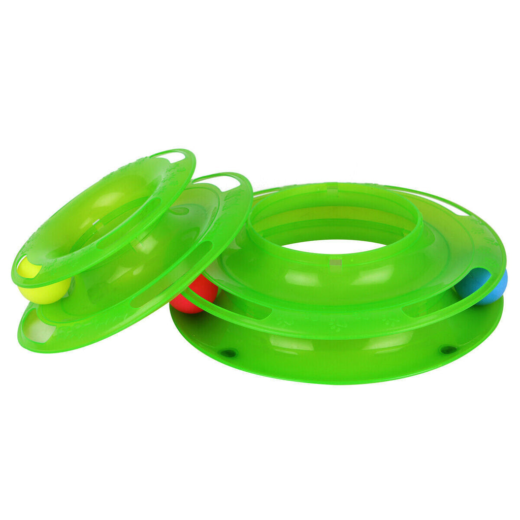 Crazy Ball Disk Interactive Amusement Toy for Cats Pets Possessions