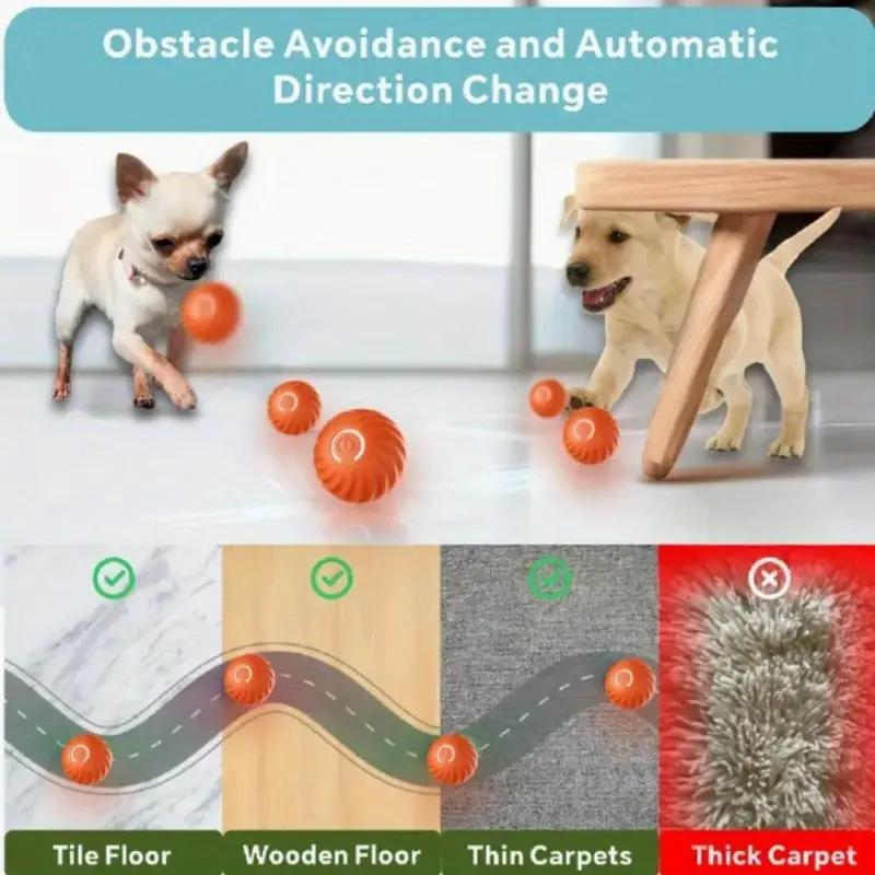 Pet Bouncing Ball Great for Exercising, Training and Pet Stimulation for Cats & Dogs Pets Possessions