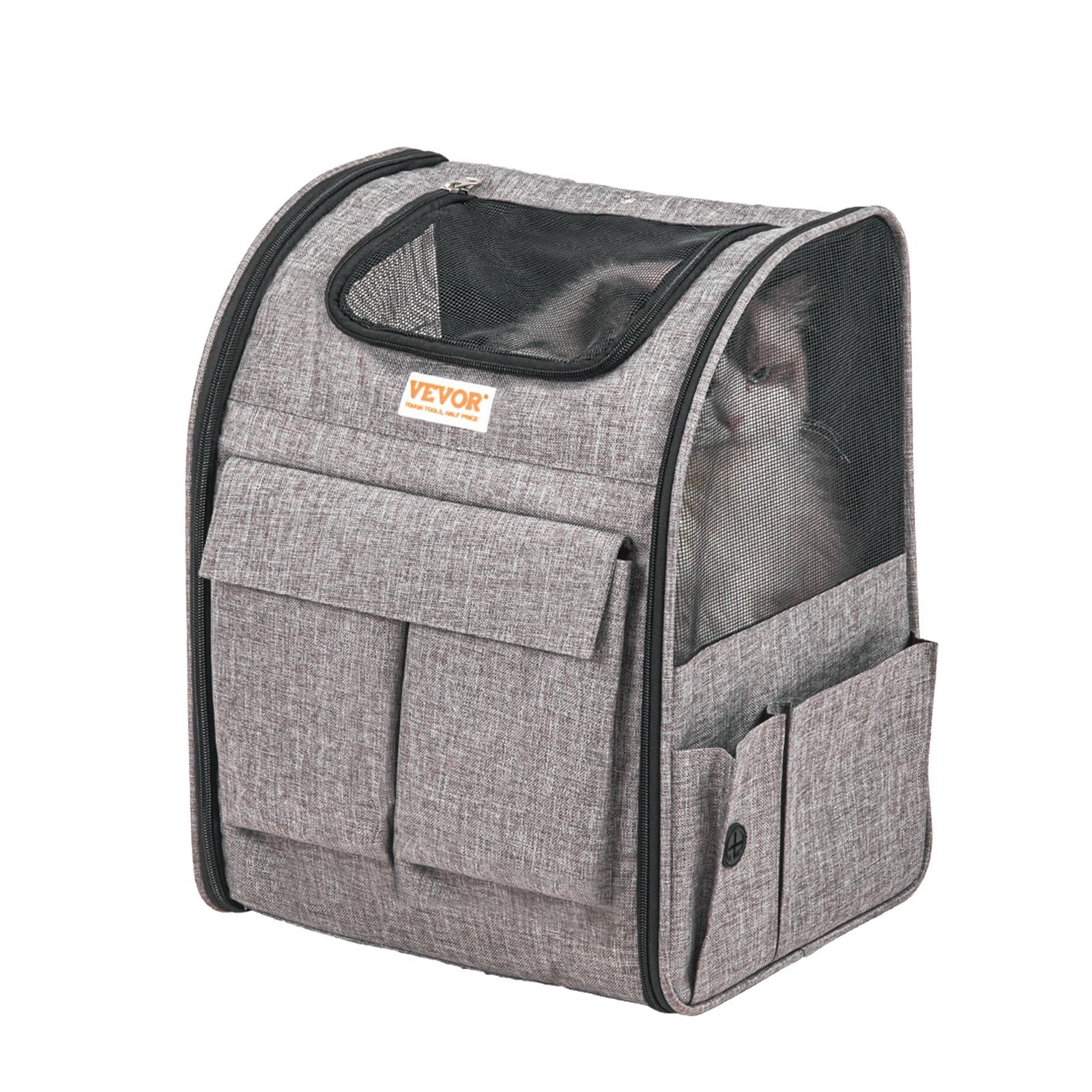 Rolling Pet Carrier with Removable Wheels for Cats & Dogs Pets Possessions