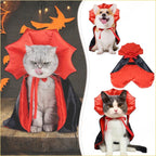 Spooky Vampire Gothic Halloween Costume for Cats & Dogs Pets Possessions