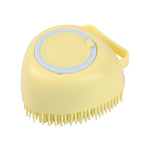 Silicone Soap Dispenser Bath Brush for Cats & Dogs Pets Possessions LLC