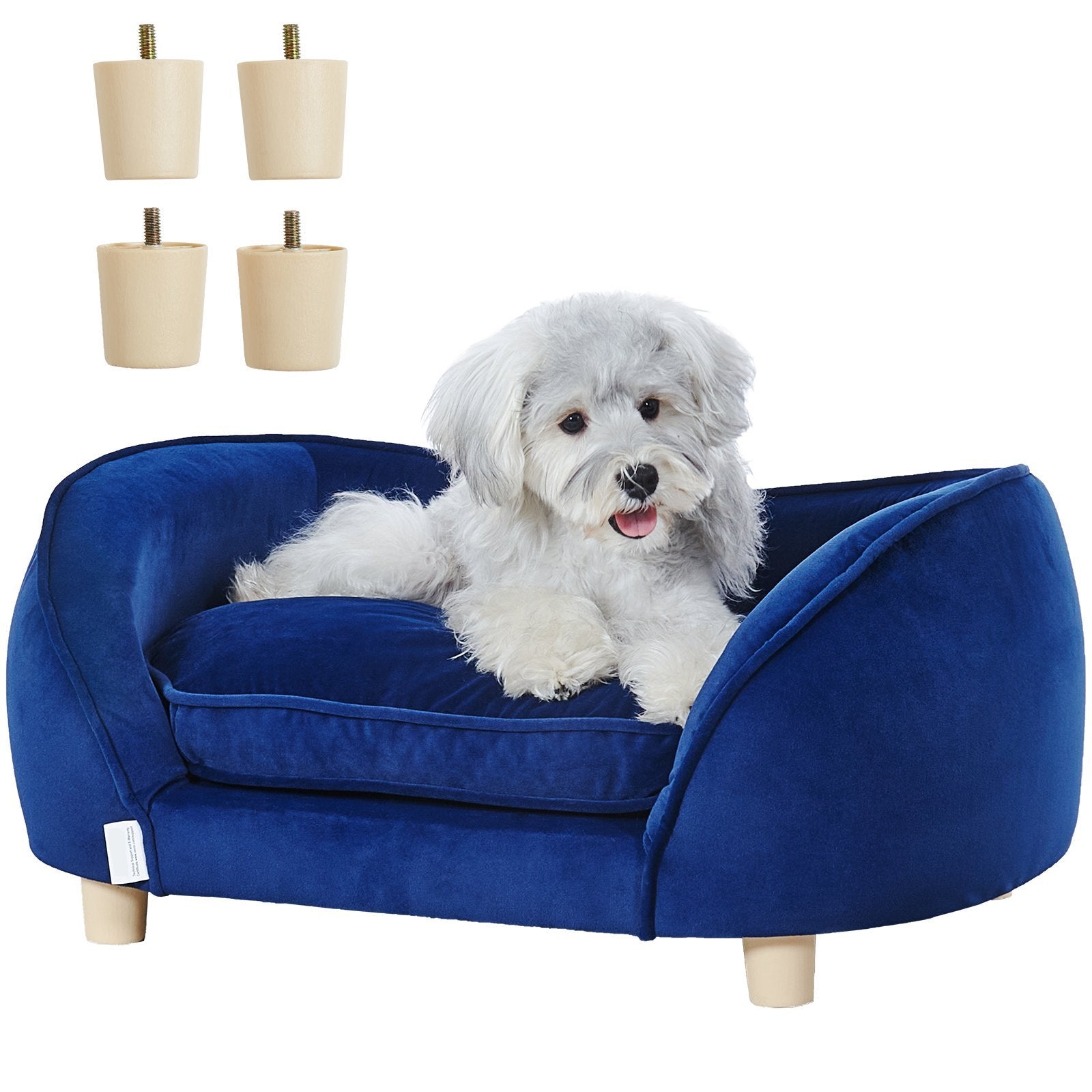 VEVOR Luxury Sofa Bed for Cats & Dogs up to 81 Lbs. Pets Possessions