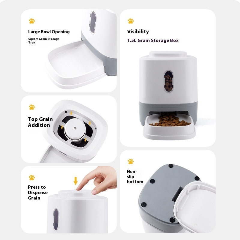 Automatic Pet Feeder Educational Press Feeding Toys Pets Possessions LLC