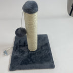 Cool Navy Blue Cat Climbing Frame & Scratching Post with Swing Toy for Cat Stimulation Pets Possessions