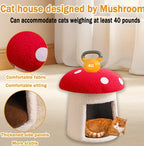 Creative Umbrella Mushroom Cove for Cats & Dogs Pets Possessions