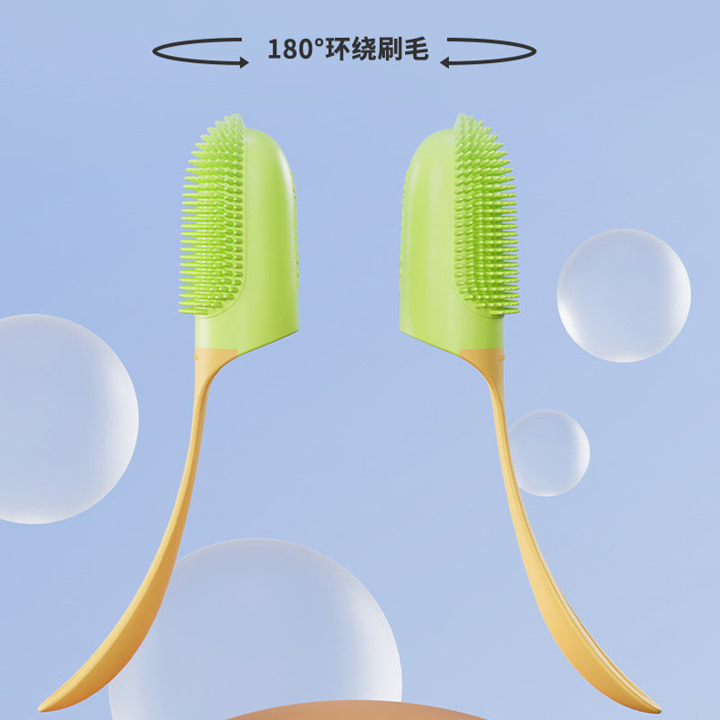 3 Pcs Oral Cleaning Silicone Finger Toothbrush for Cats & Dogs Pets Possessions