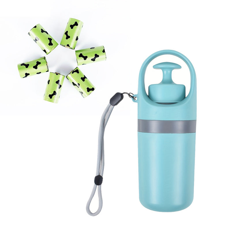 Portable Poop Scooper with Attachable Bag Dispenser for Dog Waste Pets Possessions