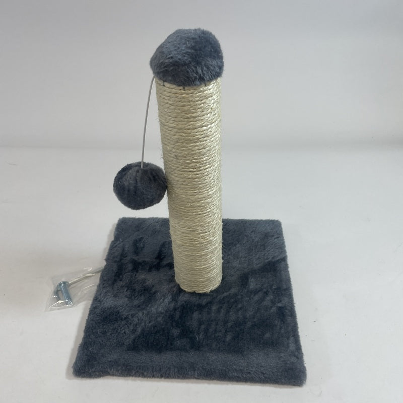 Cool Navy Blue Cat Climbing Frame & Scratching Post with Swing Toy for Cat Stimulation Pets Possessions