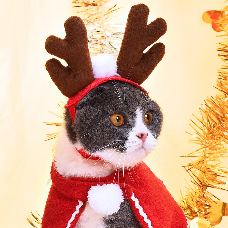 Christmas Cloak and Hat Set for Cats & Dogs Pets Possessions