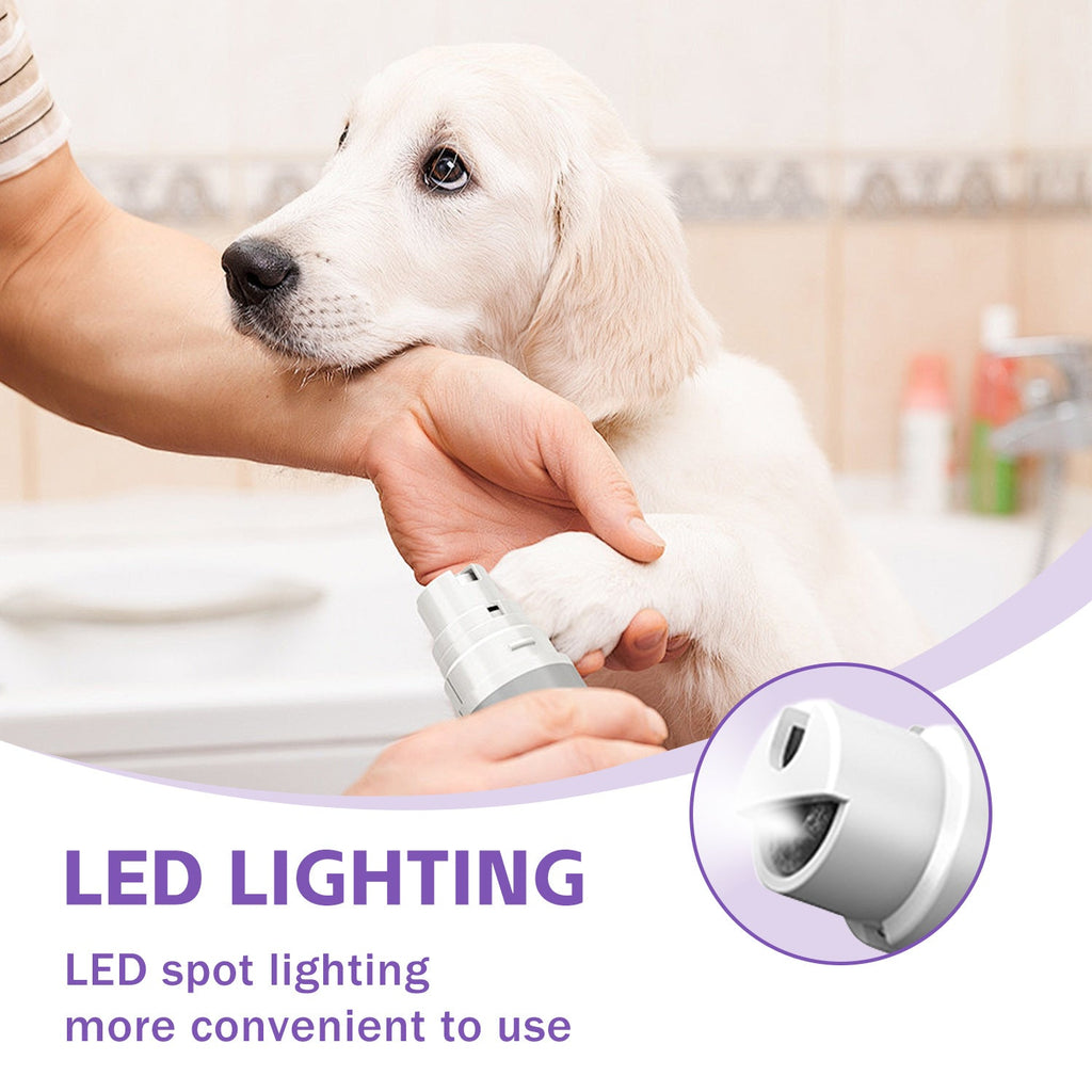 Safety Guard USB Rechargeable Quick Sensor Trimmers with LED Lights for Cats & Dogs Pets Possessions