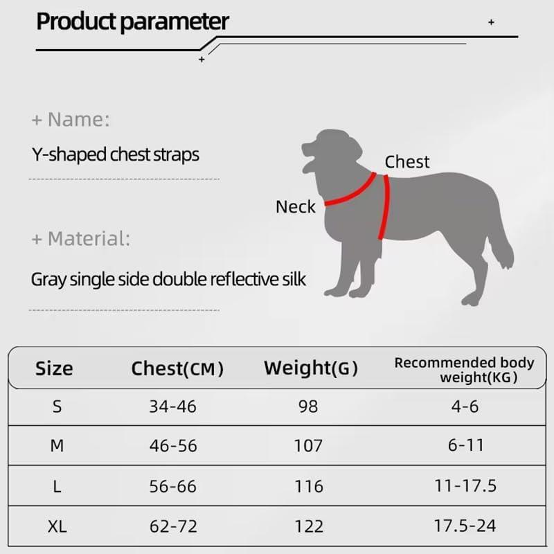 Adjustable Pet Harness + Leash with Reflective Stitching for Safety at Night for Dogs Pets Possessions