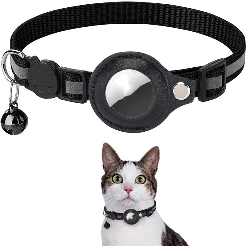 Reflective Waterproof Collar with Protective Air Tag Cover for Cats & Dogs Pets Possessions