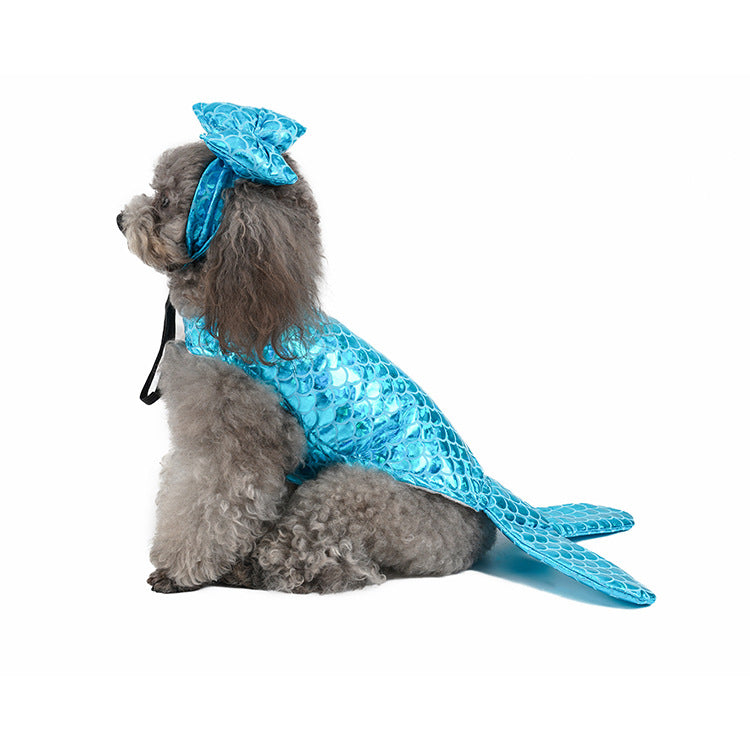 Adorable Mermaid Costume for Cats & Dogs Pets Possessions LLC