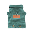 Stylish Denim Vest with Leash Connector – Perfect Fall Jacket for Cats & Dogs Pets Possessions LLC