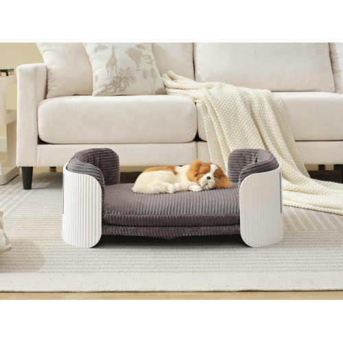 Scandinavian Style Sofa Bed, with Removable Mattress Cover for Cats & Dogs Pets Possessions