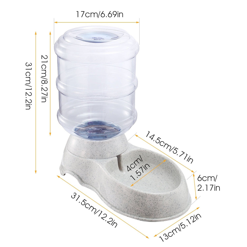 1Gal Pet Water Dispenser for Cats & Dogs Pets Possessions