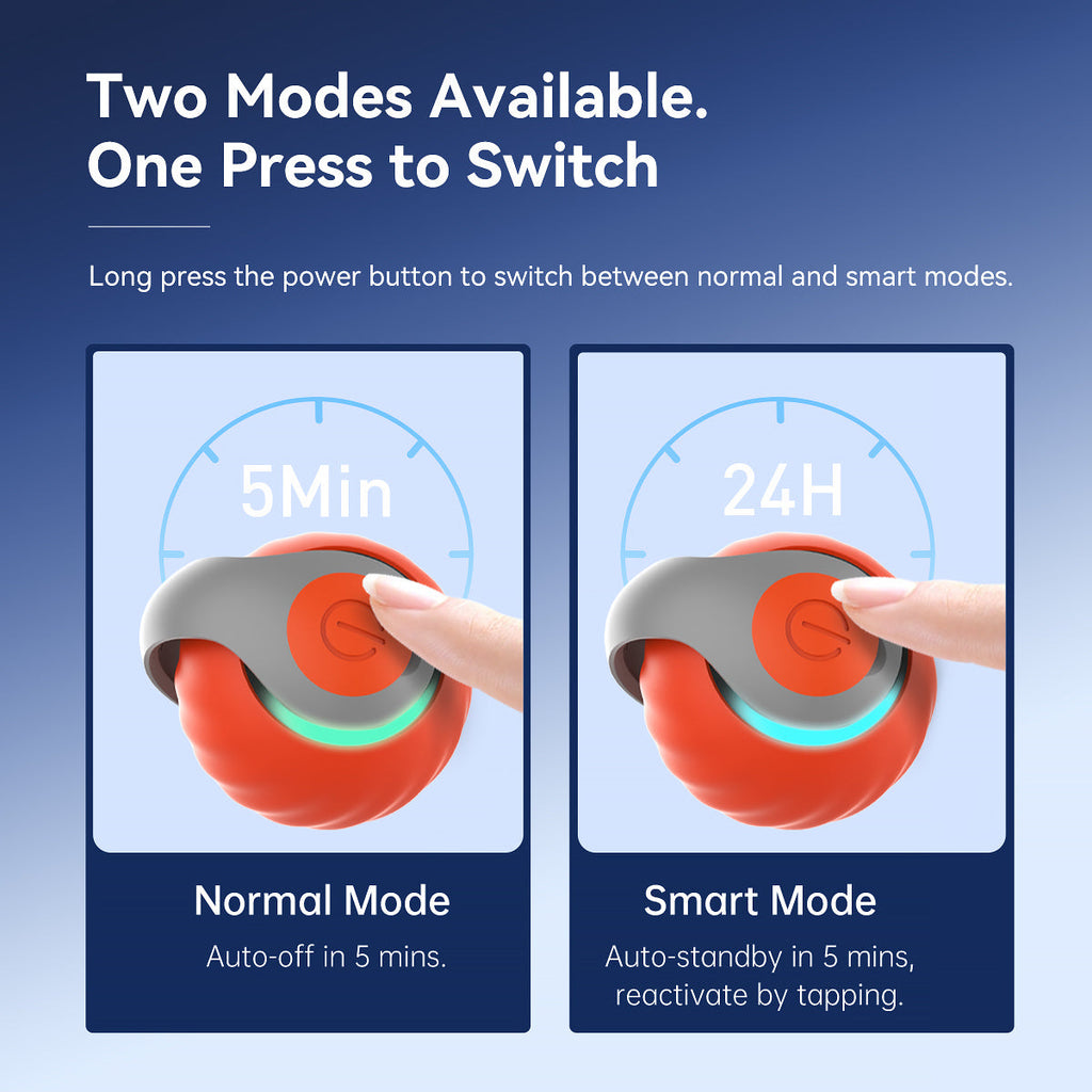 Smart Interactive Ball Type-C Rechargeable for Cat Stimulation and Training Pets Possessions