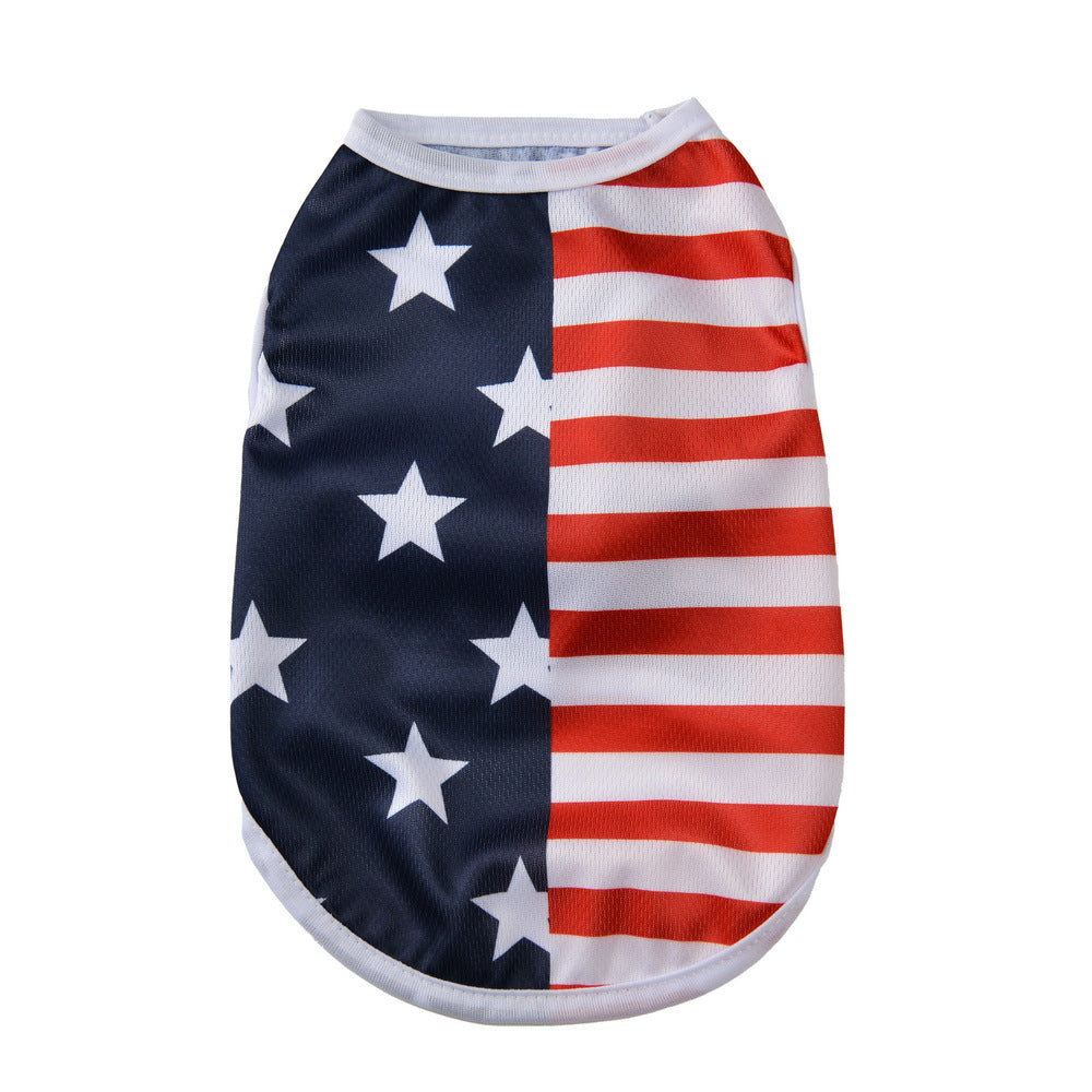 Independence Day Pet Thin Breathable Vest Pets Possessions LLC