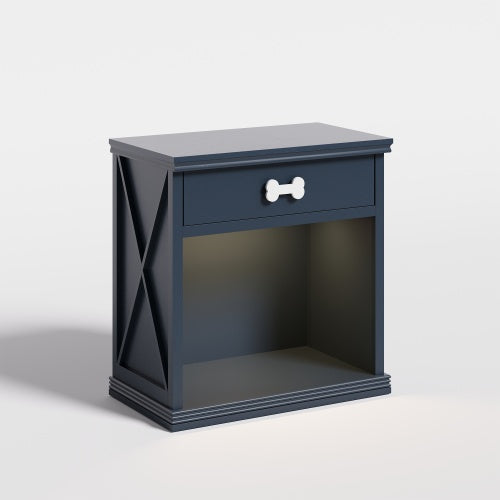 Small Locker Furniture with LED Lights and Pet Bed for Cats & Small Dogs Pets Possessions