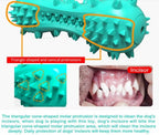Rubber Molar Stick Oral Cleaning Chew Toy for Dogs (Durable for Aggressive Dogs) Pets Possessions