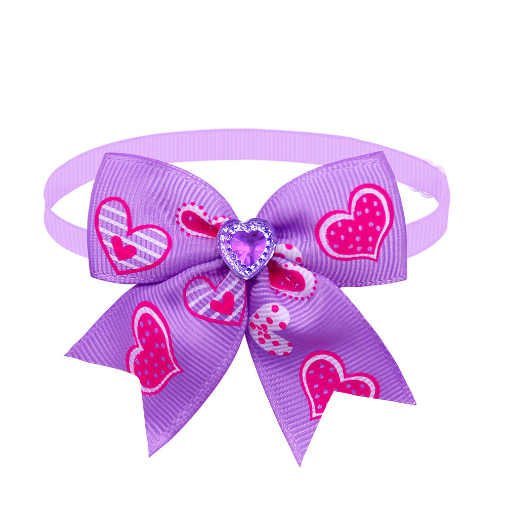 Pet Love Diamond Bow Tie Bow Tie Accessories Pets Possessions LLC