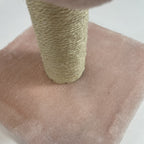 Pink Cat Climbing Frame and Scratching Post with Toy for Cat Stimulation Pets Possessions