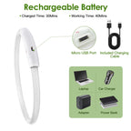 USB Rechargeable LED with Multi Color Lighting for Cats & Dogs Pets Possessions