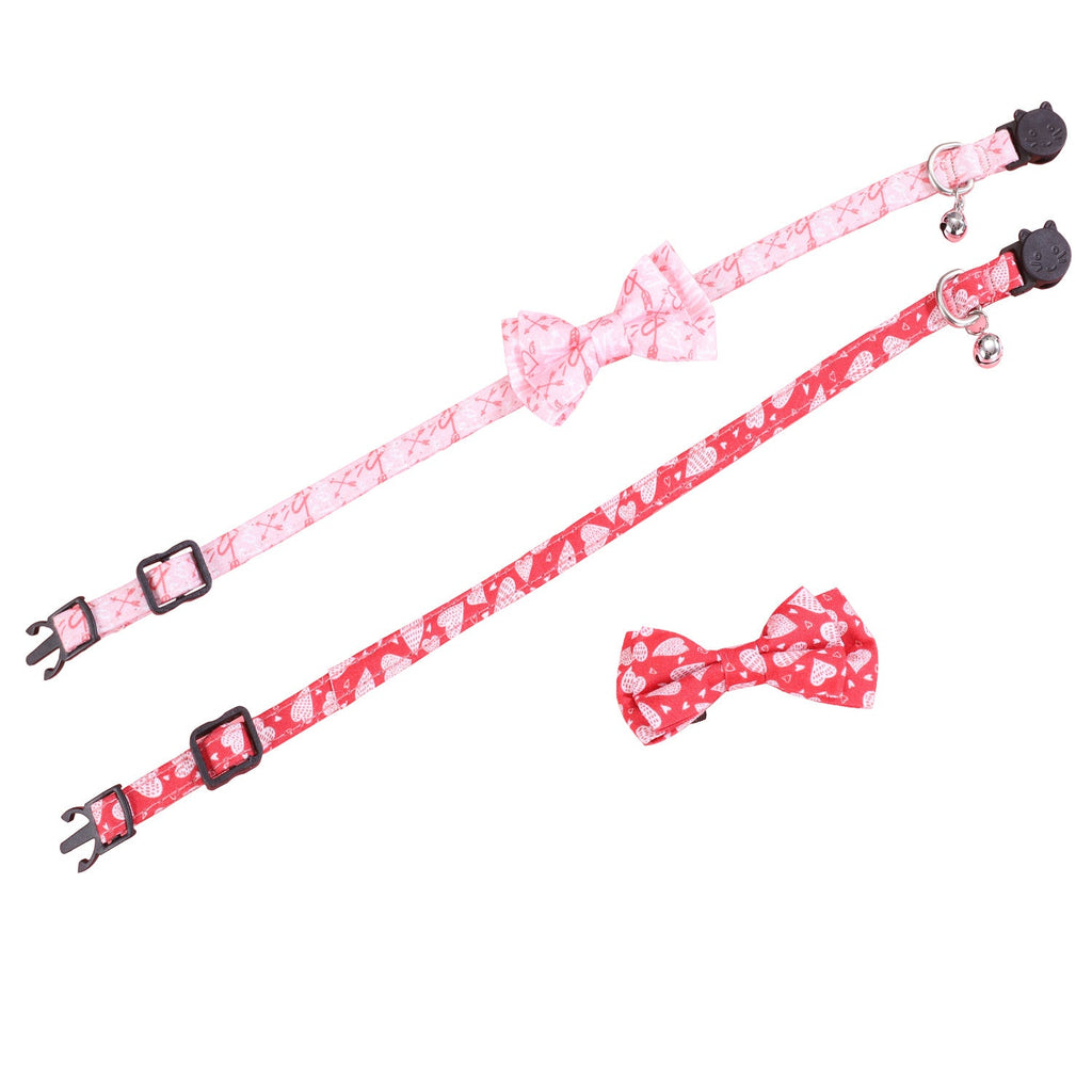 Valentines Day Bow Tie for Cats & Dogs Pets Possessions LLC