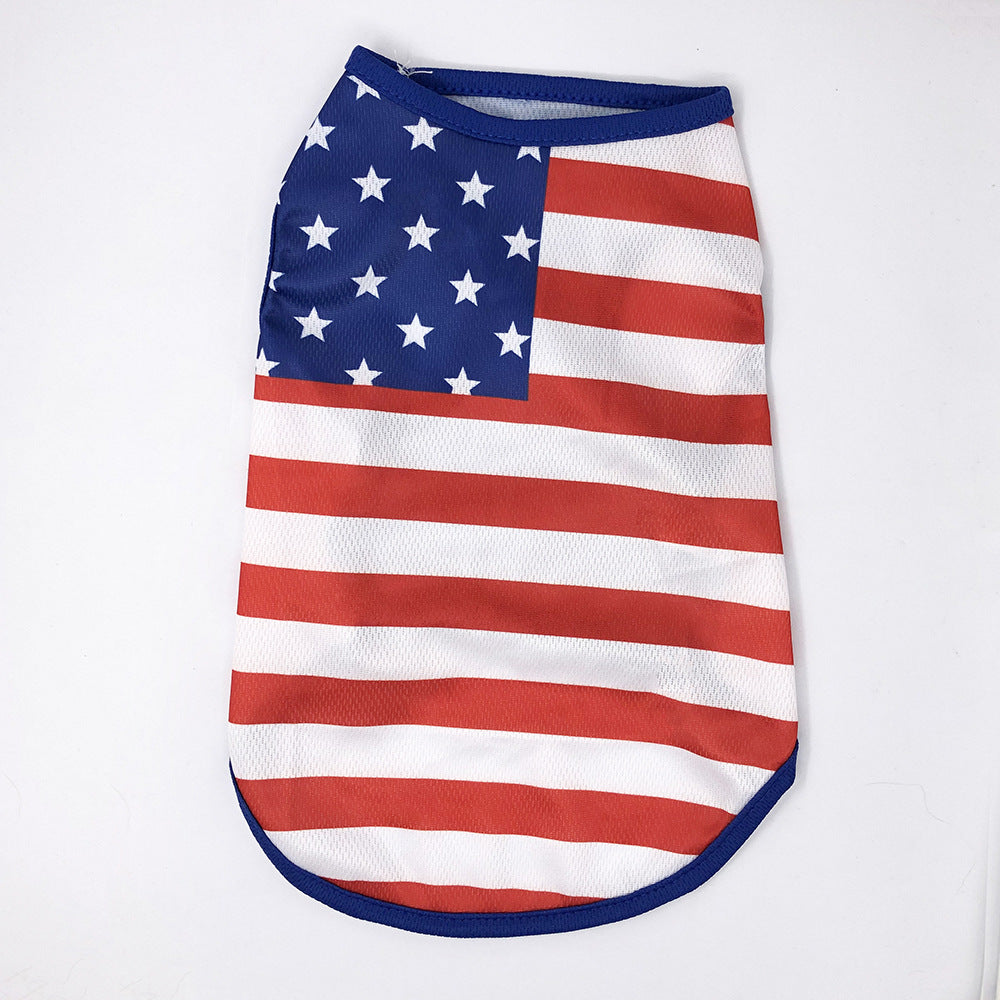 Independence Day Pet Thin Breathable Vest Pets Possessions LLC