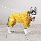 Reflective, Waterproof Raincoat with Leash Hole for Dogs Pets Possessions