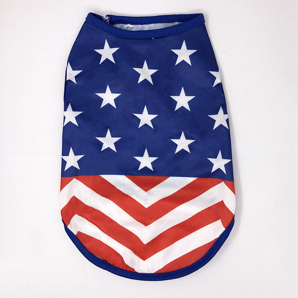 Independence Day Pet Thin Breathable Vest Pets Possessions LLC