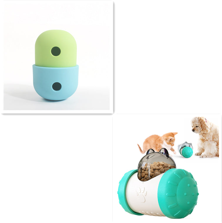 New 2 In 1 Pet Toys Products Dog Leakage Toy Ball Silicone Pet Supplies Pets Possessions LLC