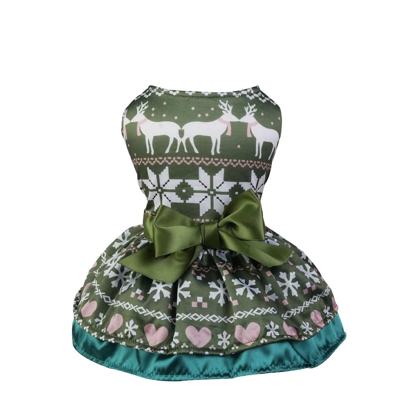 Holiday Elegance Christmas Dresses for Cats & Dogs – Luxury and Festive for Winter Celebrations Pets Possessions LLC