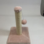 Pink Cat Climbing Frame and Scratching Post with Toy for Cat Stimulation Pets Possessions