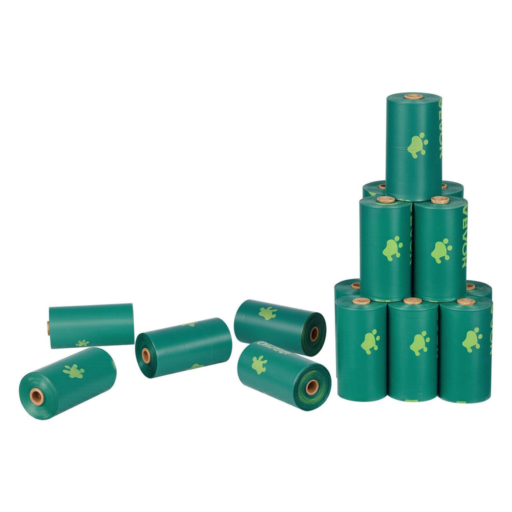 270 Pcs Lavender Scented Biodegradable Waste Bags + Refillable Bag Dispenser for Dog Waste Pets Possessions