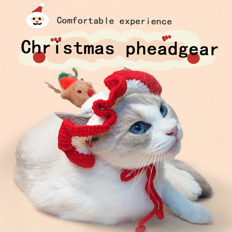 Fun Christmas Themed Headgear for Cats & Dogs Pets Possessions