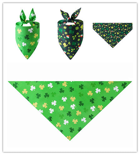 Lucky Charm St. Patrick’s Day Irish Festival Scarves for Cats & Dogs Pets Possessions LLC