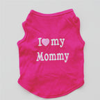 Pet Parent Favs,I Love my Daddy, Love Mommy Shirt for Cats & Dogs