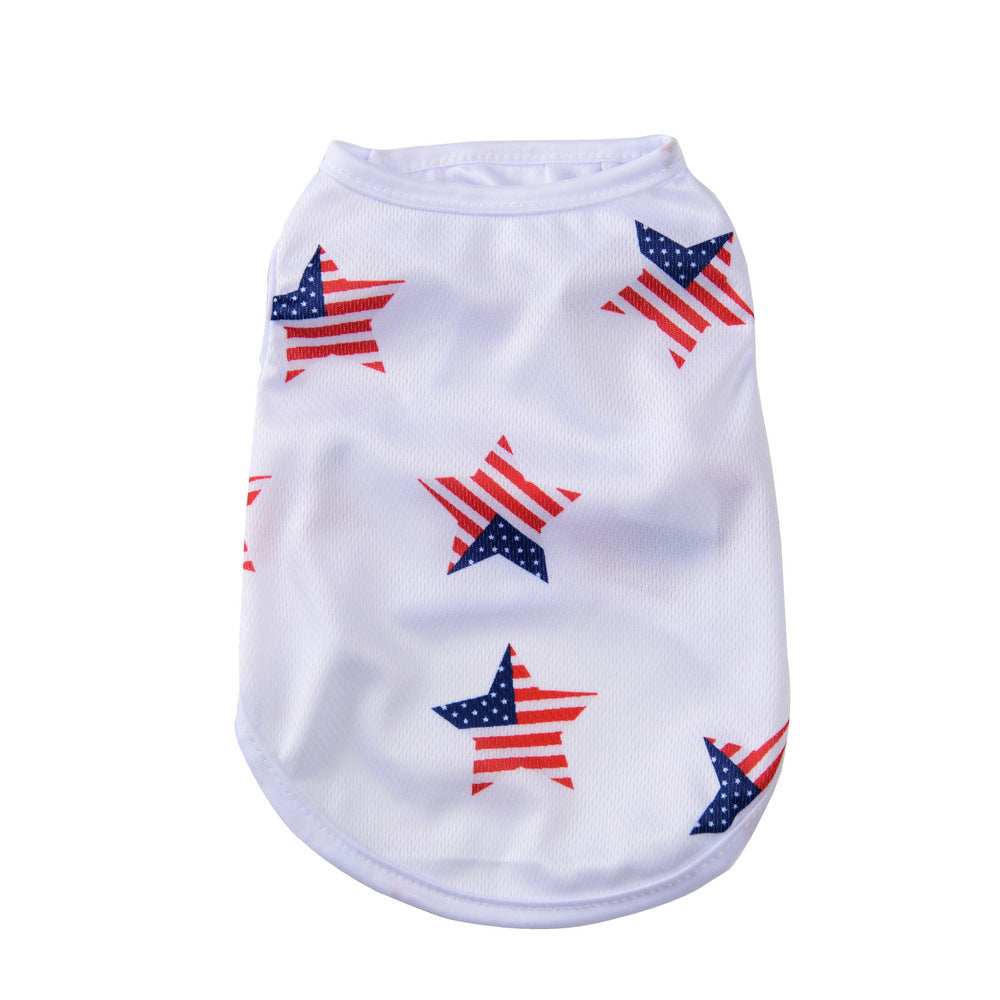 Independence Day Pet Thin Breathable Vest Pets Possessions LLC