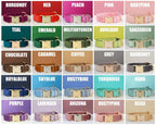 Multiple Color Velvet Customizable Dog Collar +Leash Set with Bow Pets Possessions