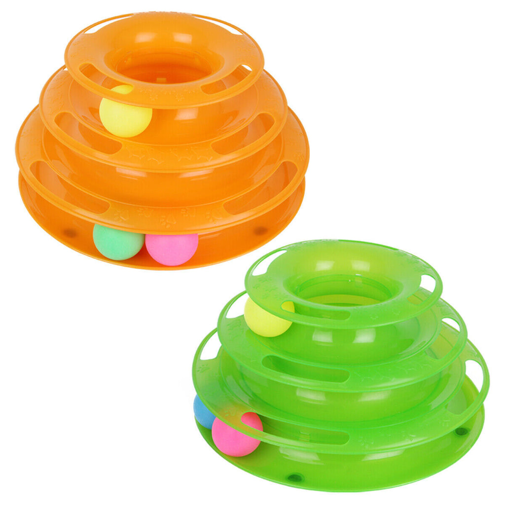 Crazy Ball Disk Interactive Amusement Toy for Cats Pets Possessions