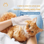 PROKEI 2-in-1 PET Cleaning Hypoallergenic, Deodorizing Gloves and Wipes for Cats & Dogs Pets Possessions