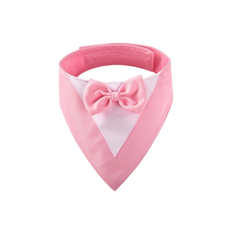 Special Occasions Fancy Triangular Collar Vests with Bow Tie for Cats & Dogs Pets Possessions LLC