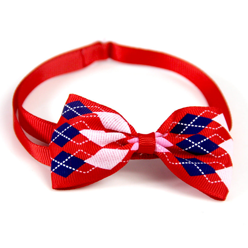 Plaid Pet Tie Cat Dog Scarf Accessories Pet Accessories Pets Possessions LLC