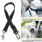 2Pcs Pet Safety Adjustable Seat Belt for Vehicle Pets Possessions