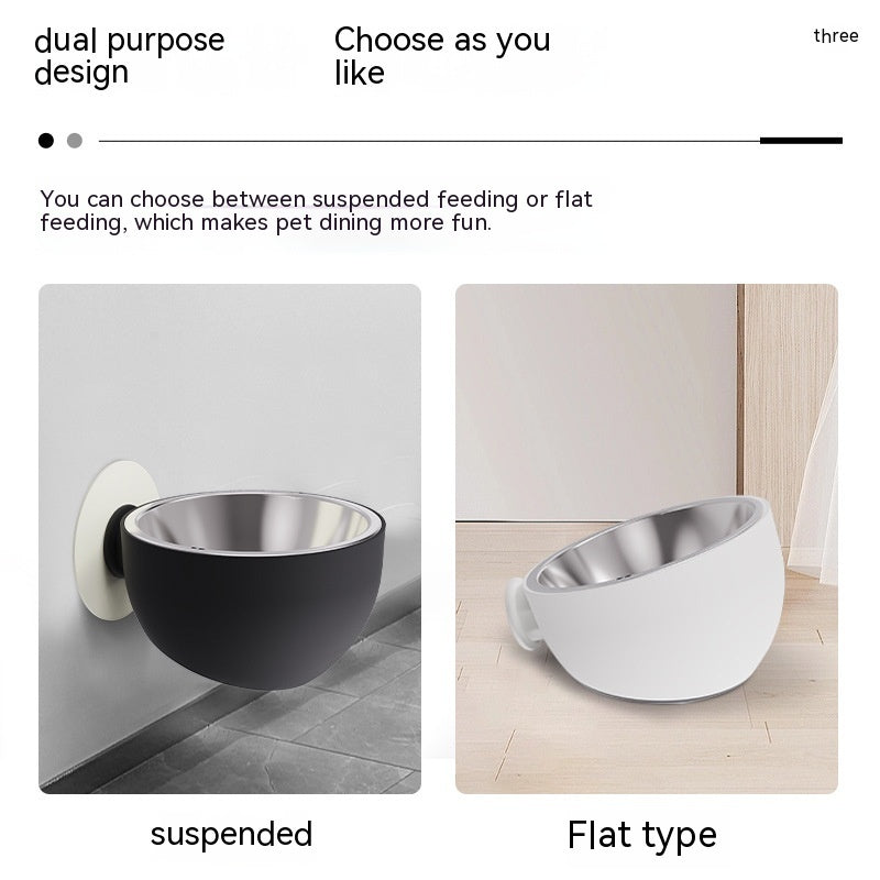 Feeding Bowl with Magnetic Suction Pets Possessions