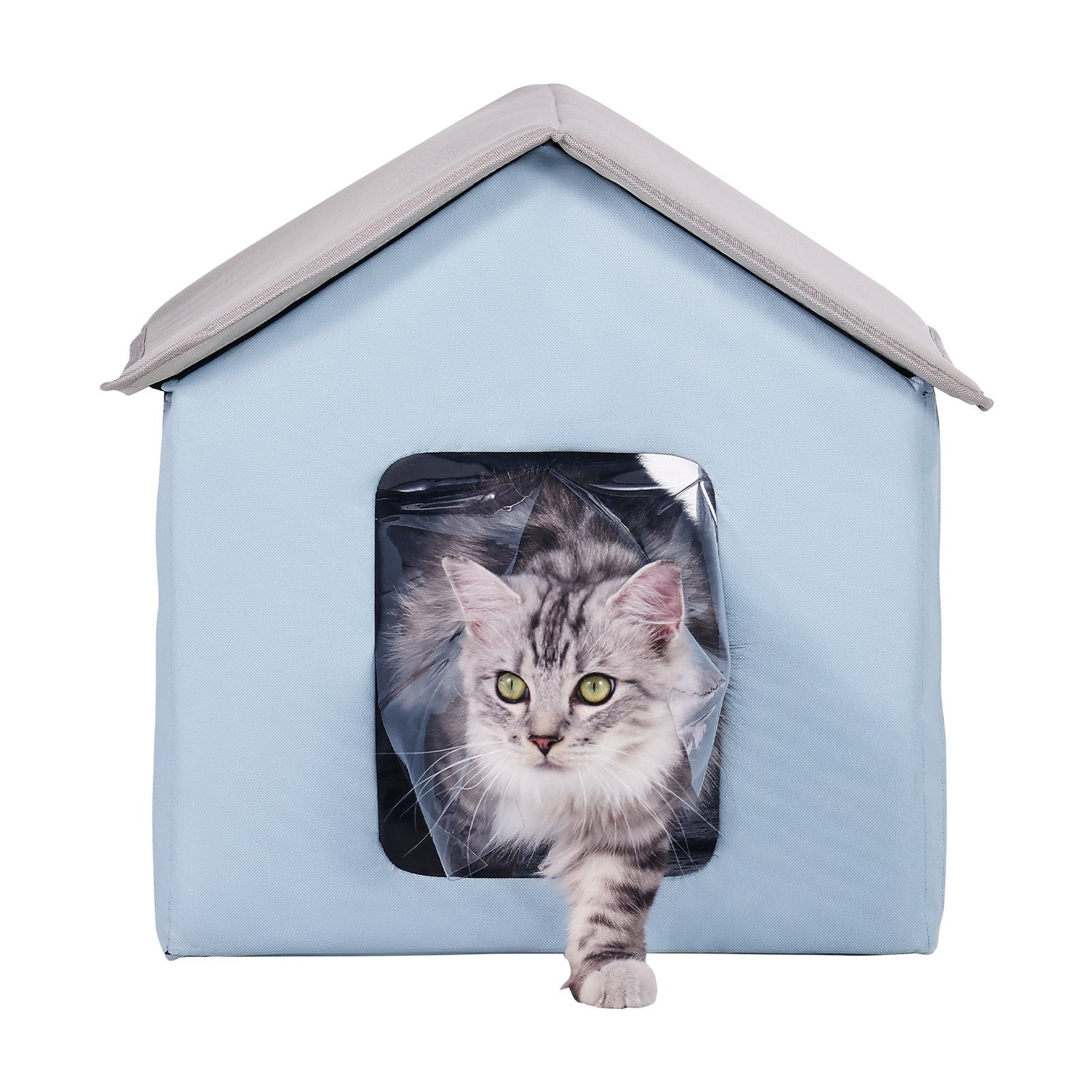 VEVOR Foldable Shelter with Heated Pads for Cats Pets Possessions