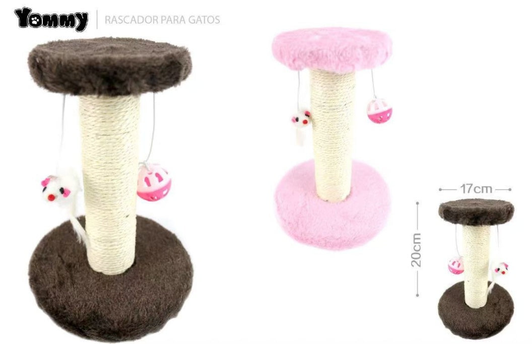 Cat Climbing Frame with seat and Scratching Post with Double Toys Pets Possessions