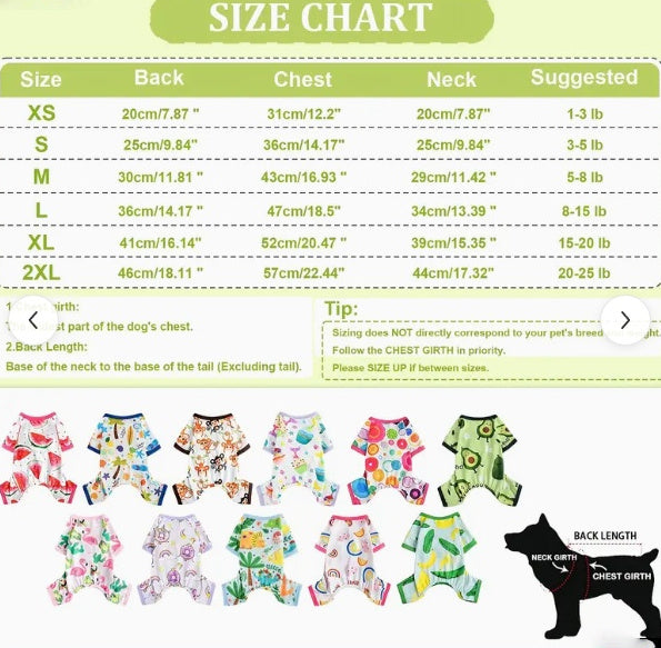 Cutesy Mermaid Pajamas for Dogs Suitable for Boys & Girls Pets Possessions