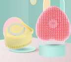 Silicone Soap Dispenser Bath Brush for Cats & Dogs Pets Possessions LLC